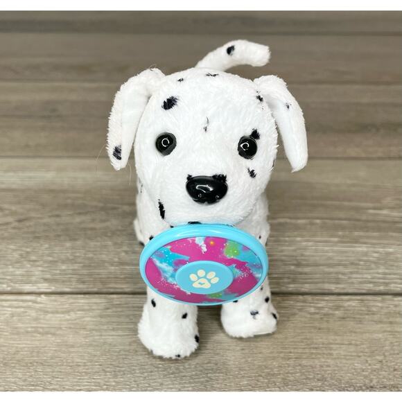 American Girl Doll Pet Poseable DALMATIAN PUPPY DOG Plush & Magnetic FRISBEE TOY - Picture 8 of 10